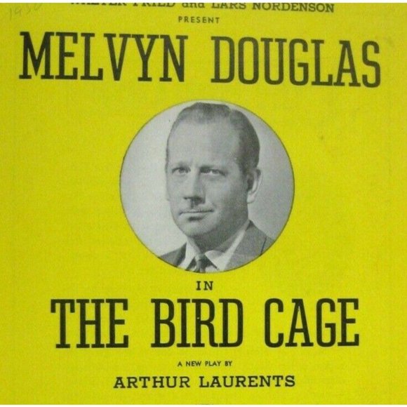 Bird Cage Flyer ONLY 1950 Melvyn Douglas Maureen Stapleton Laurents Broadway - Picture 2 of 3